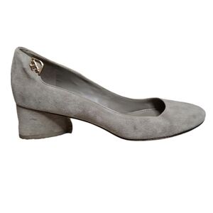 Tory Burch - Elizabeth Suede Mid Heel Pumps - 6.5